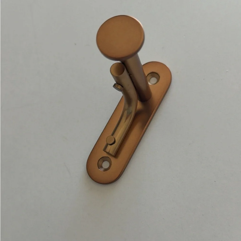 NIB Rejuvenation Posey Wall Hook, Heritage Brass